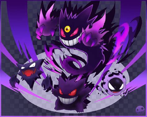 gengar fan art wallpaper|Gengar 4K Wallpapers .